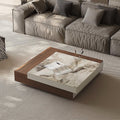 Grimaldi Extendable Coffee Table, Square Coffee Table - Miola
