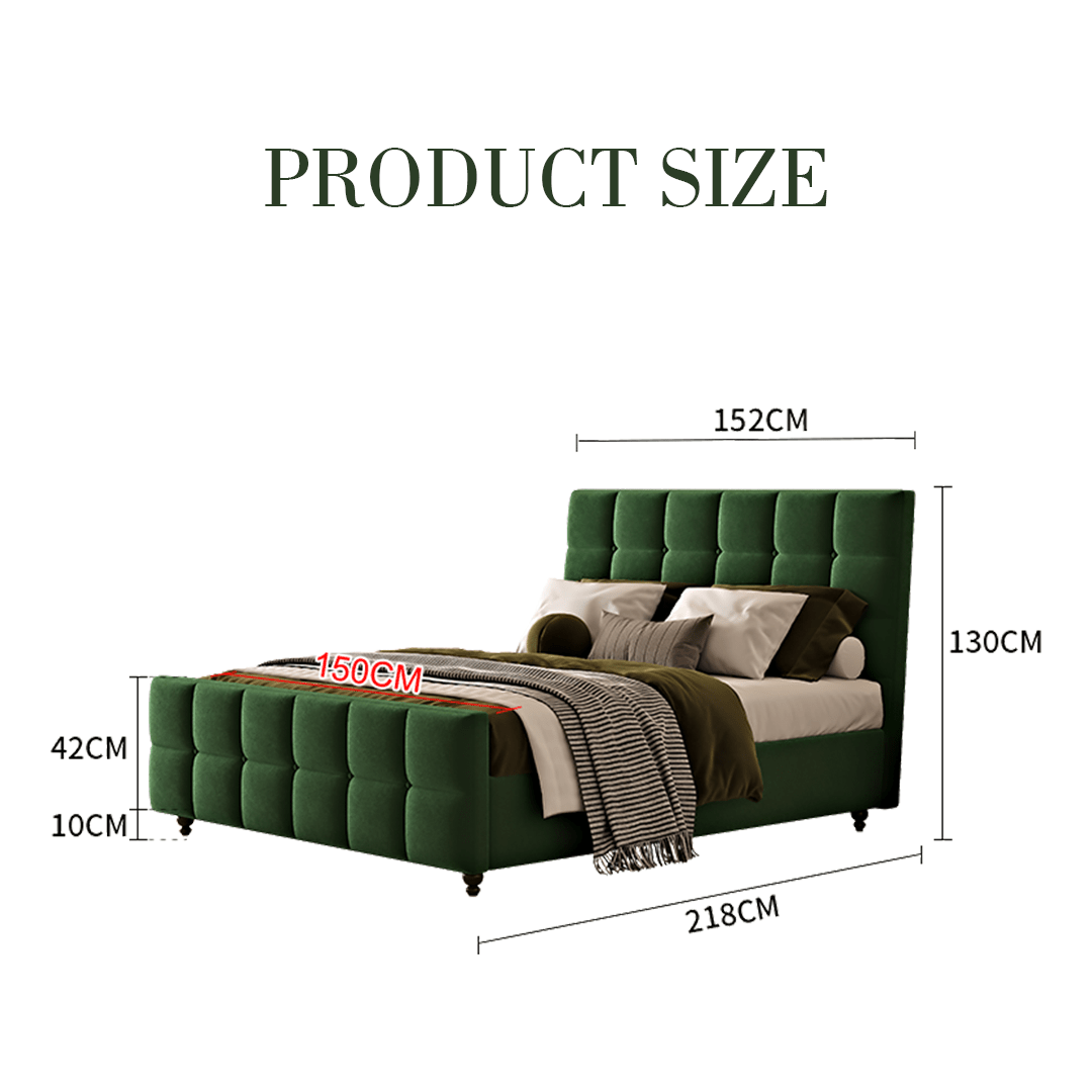 Thessaly Modern Double Bed - Miola