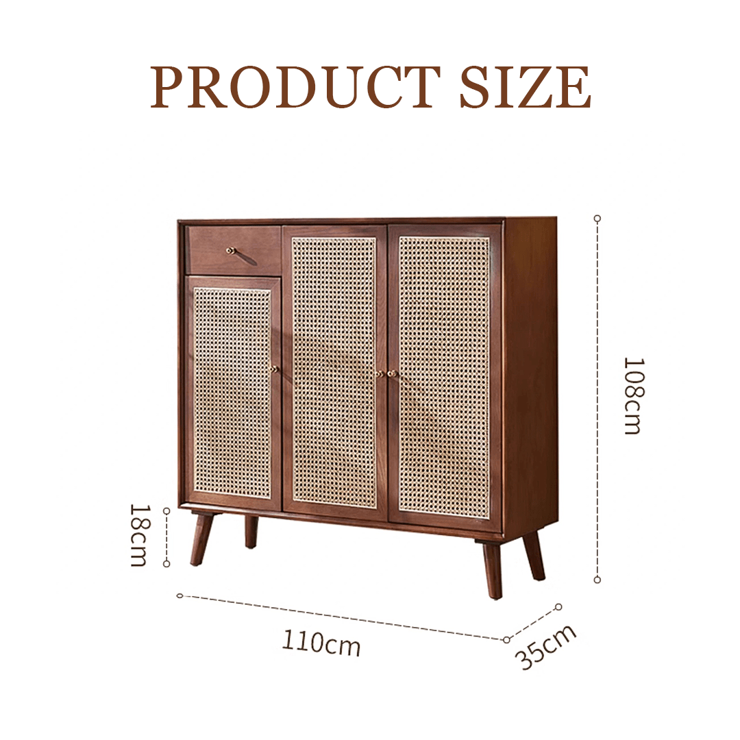 Otti Shoe Storage, Console Table, Rattan - Miola