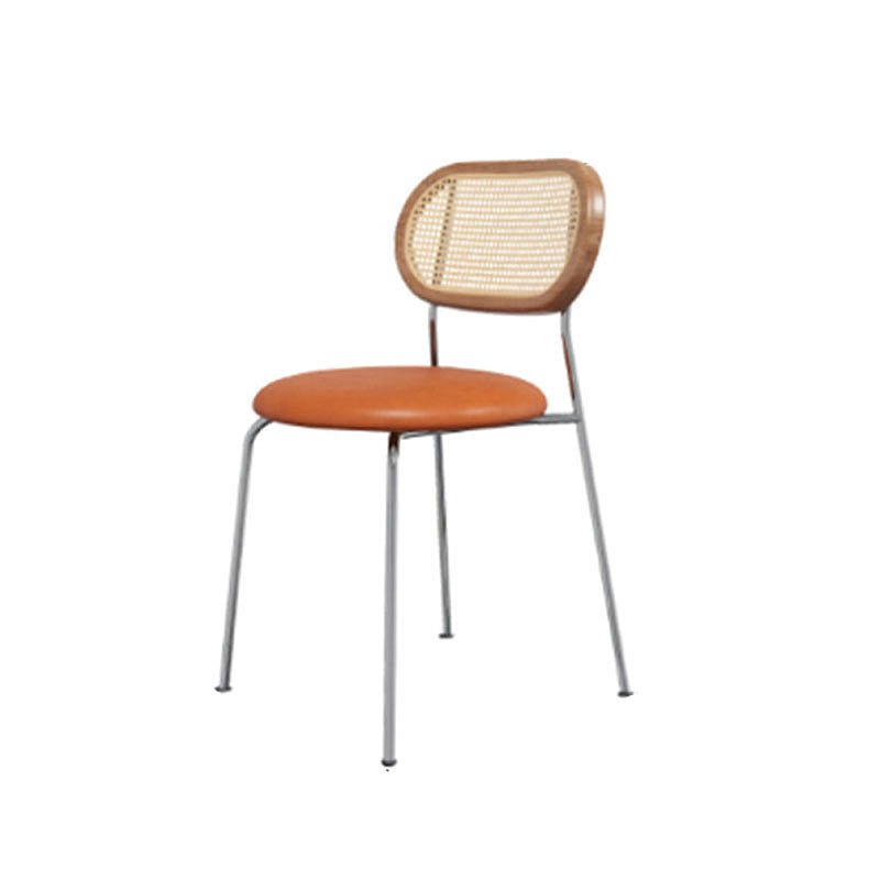 Ozzie Rattan Dining Chair, Round Seat Pad - Miola