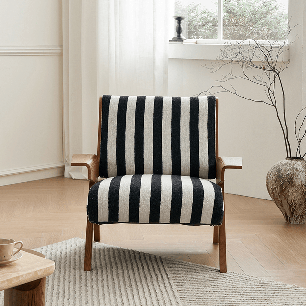 Alba Armchair Vintage, Armchair With Wood, Solid Wood - Miola