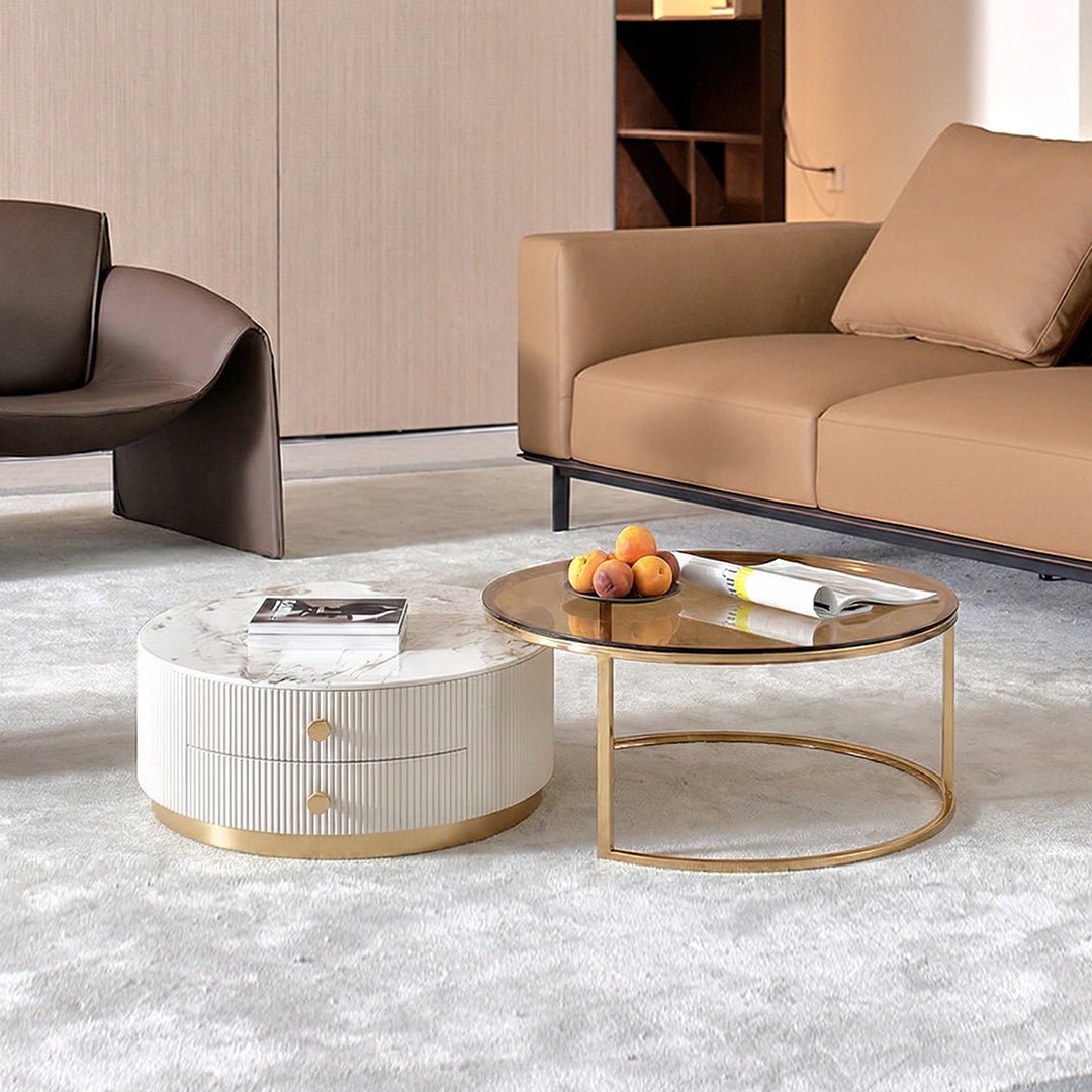Eden II Living Room Coffee Table Set, TV Stand - Miola