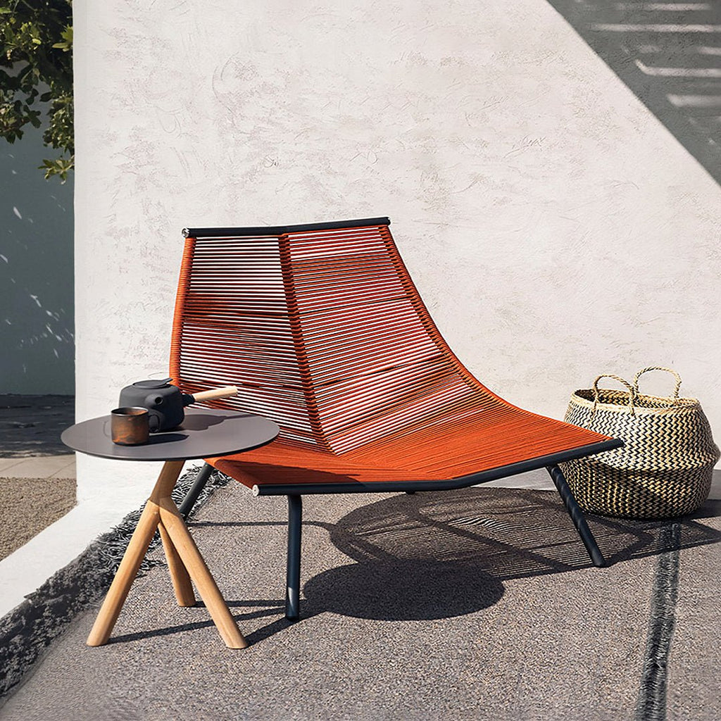Iqbal Outdoor Lounge Chair With Footstool - Miola