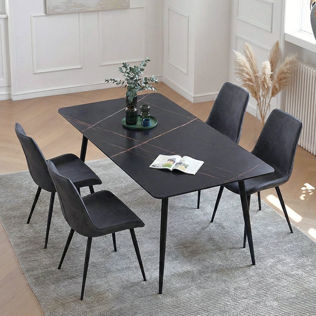 Samirah Dining Table, Sintered Stone - Miola