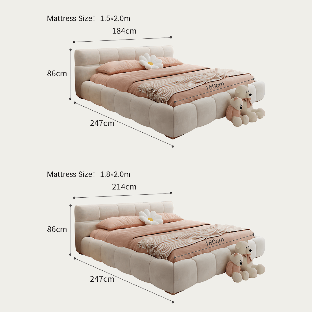 Mamie King Size Bed, More Sizes, Velvet With Storage, Gaslift - Miola