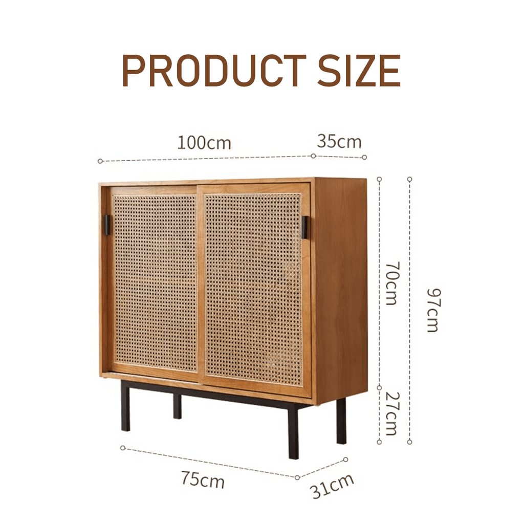 Haven Rattan Sideboard, Side Cabinet - Miola