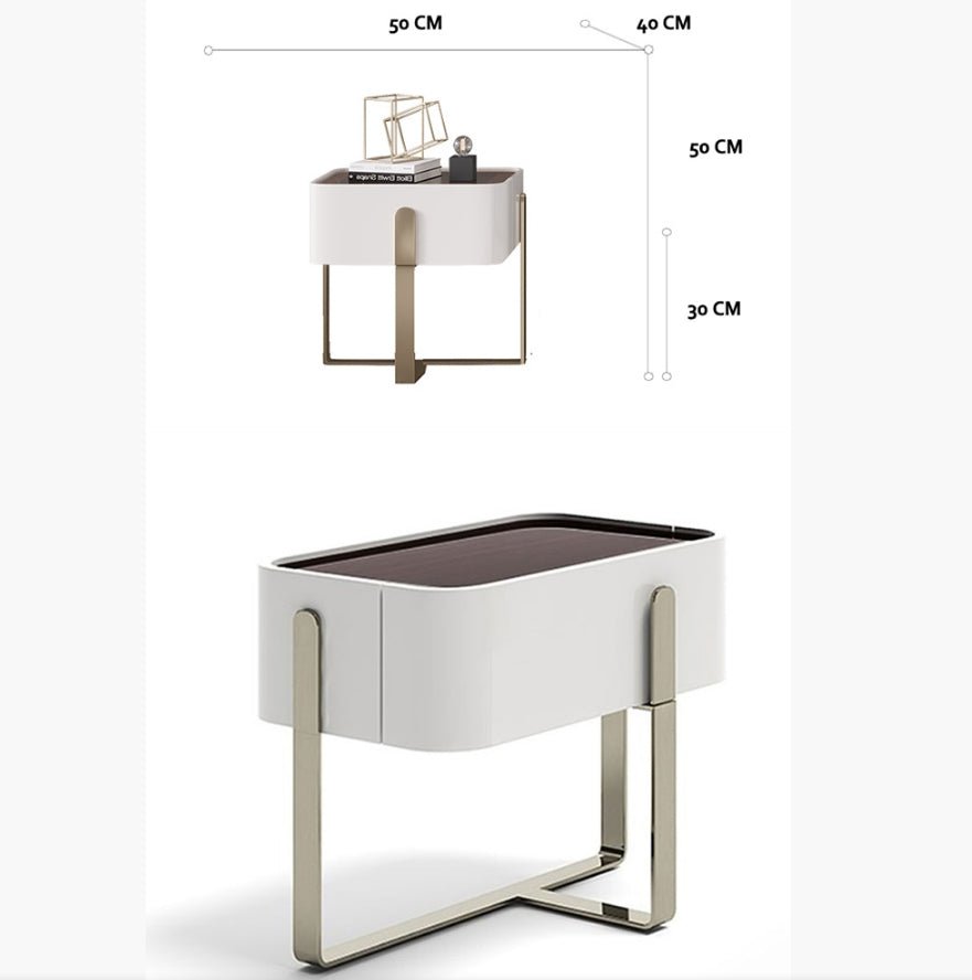Trinidad Bedside Table - Miola