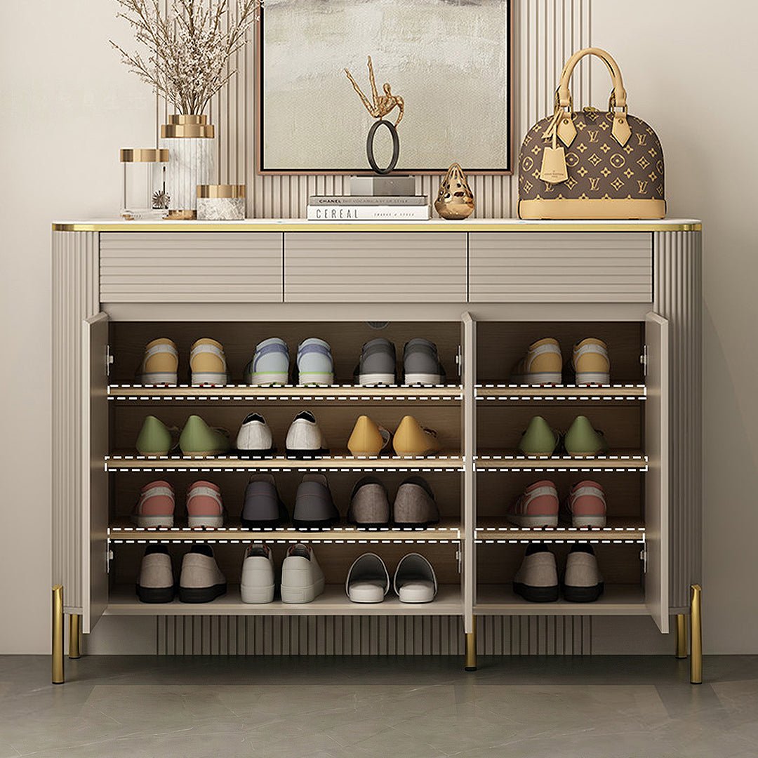 Malvina Shoe Storage, Light Grey - Miola