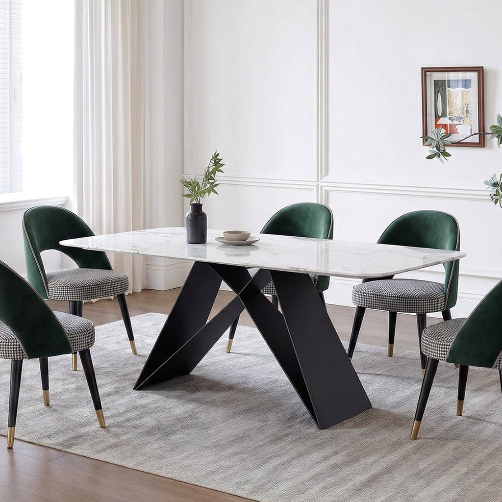 Amsterdam Dining Table, Sintered Stone - Miola
