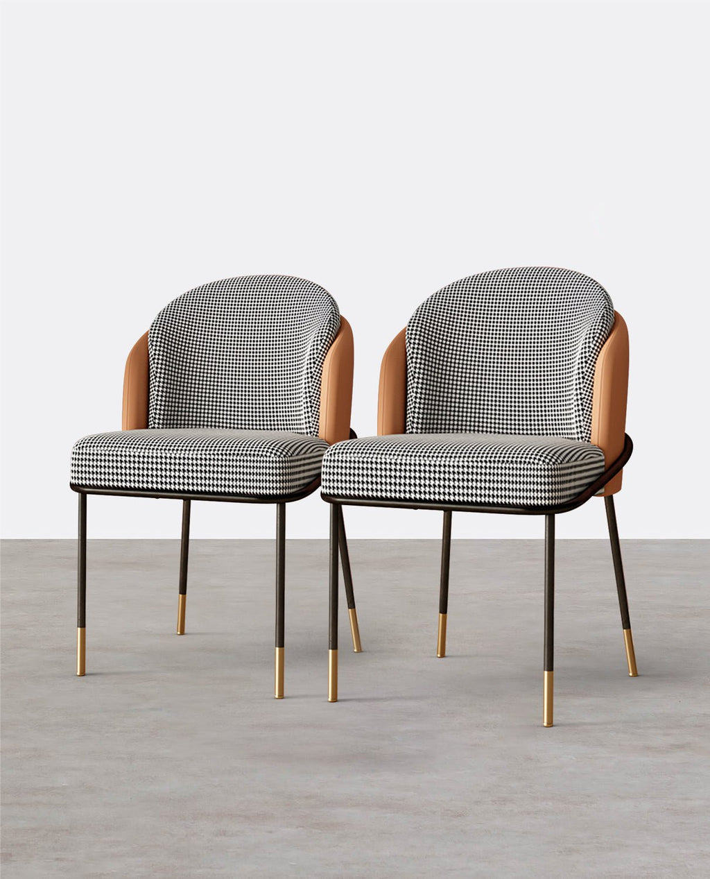A Set of 2 Ratley Dining Chair, Linen - Miola