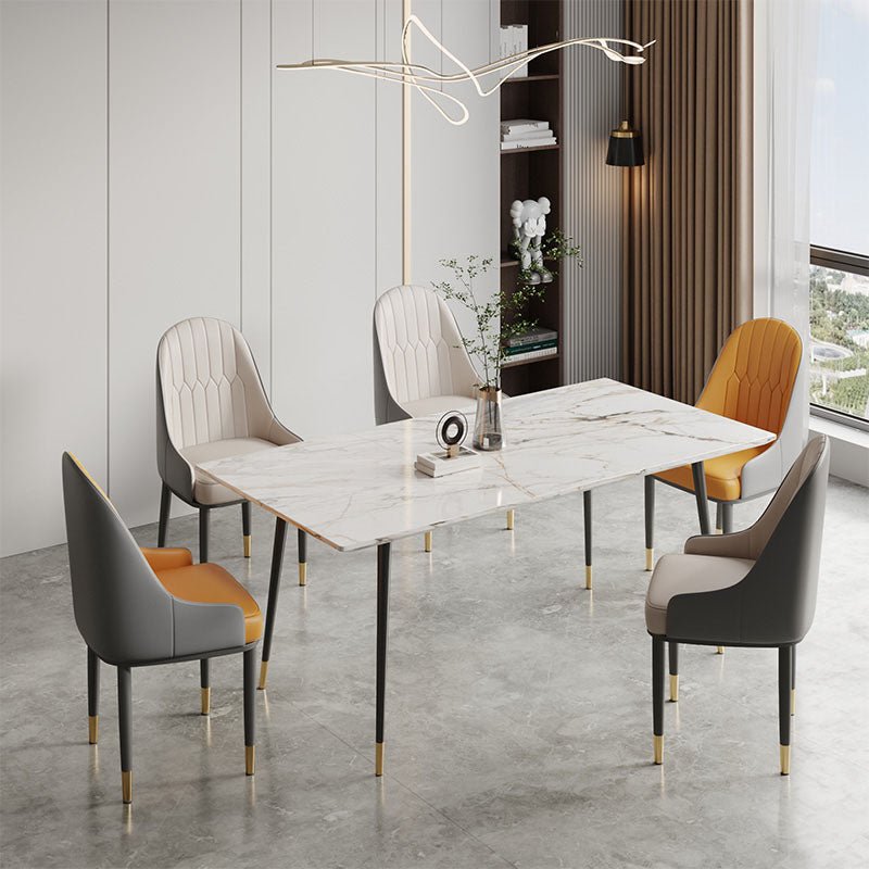A Set of 2 Scott Dining Chairs, PU Leather - Miola