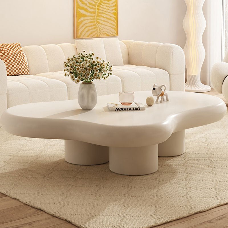 Quintus Coffee Table, Cream - Miola