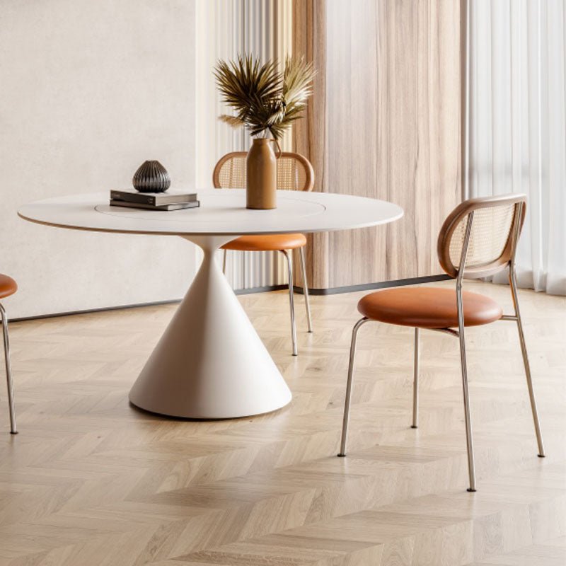 Ozzie Rattan Dining Chair, Round Seat Pad - Miola