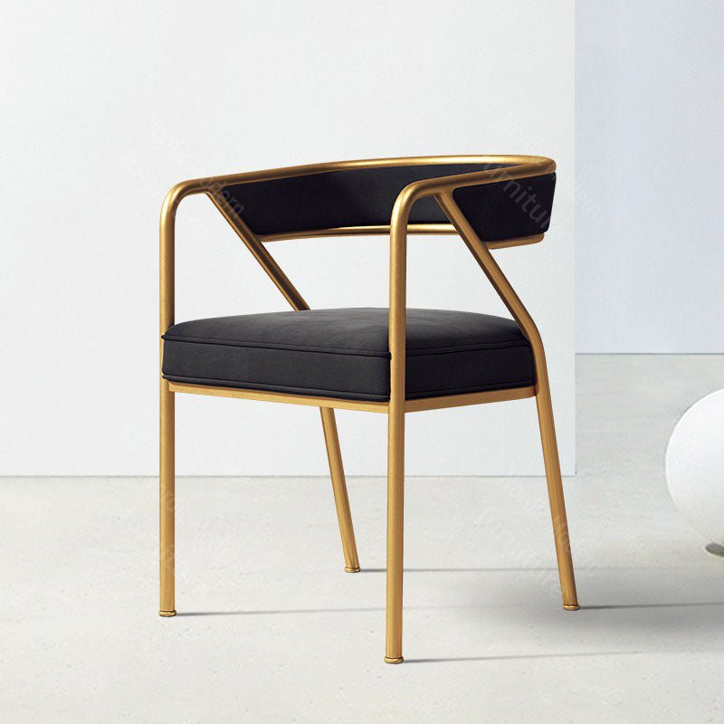 Dwight Dining Chair, Gold Frame - Miola