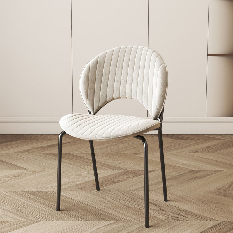 Jerome Shell Dining Chair, Velvet - Miola