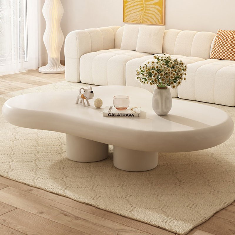 Quintus Coffee Table, Cream - Miola