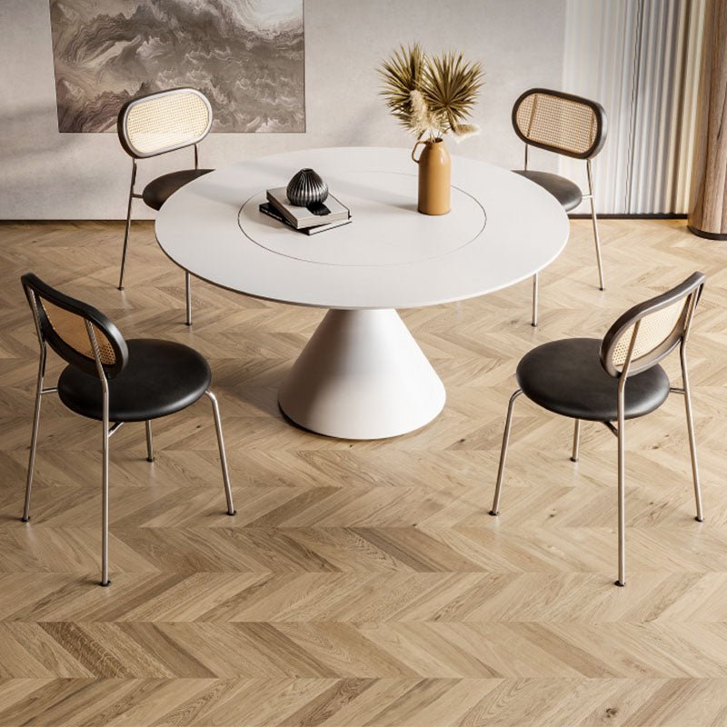 Ozzie Rattan Dining Chair, Round Seat Pad - Miola