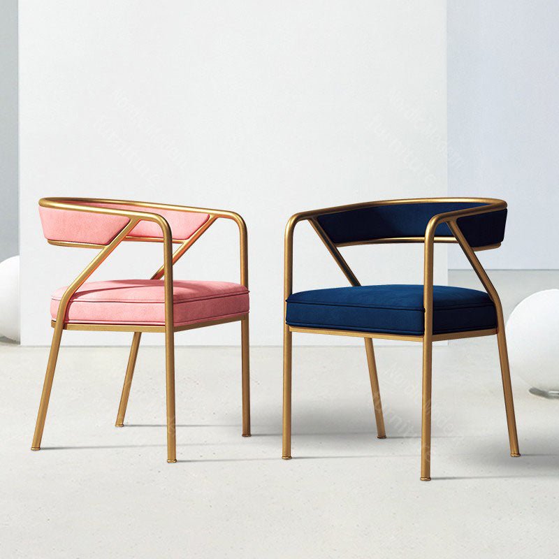 Dwight Dining Chair, Gold Frame - Miola