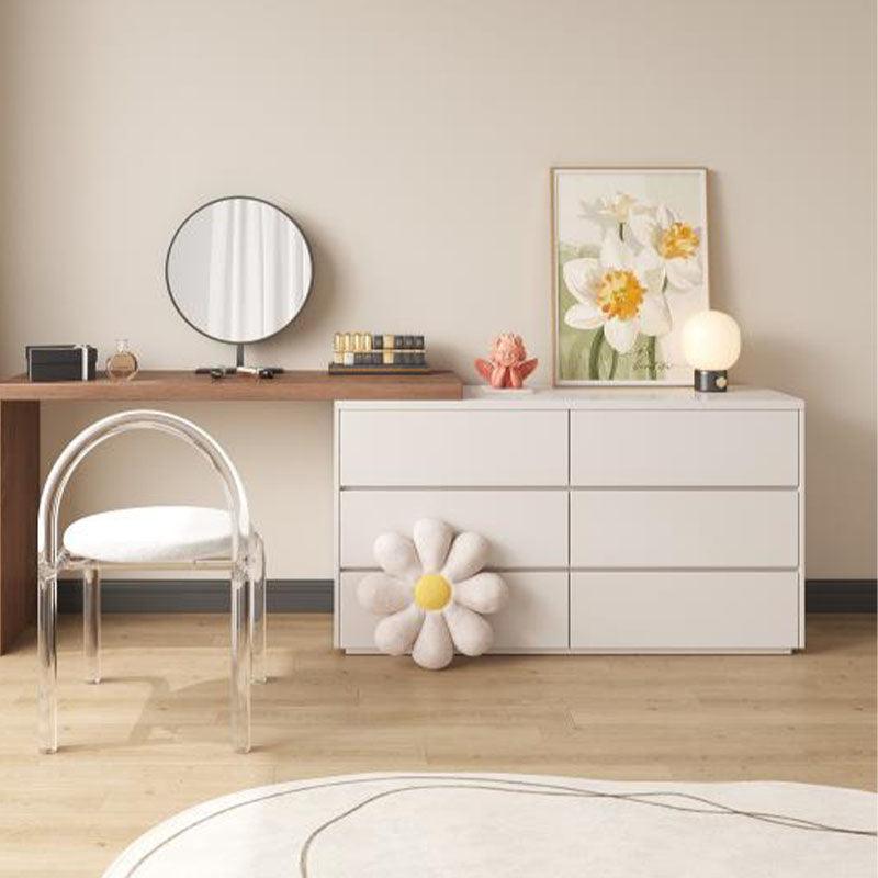 Nevada Dressing Table with Sideboard & Stool - Miola