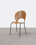 Conker Dining Chair, Solid Wood - Miola
