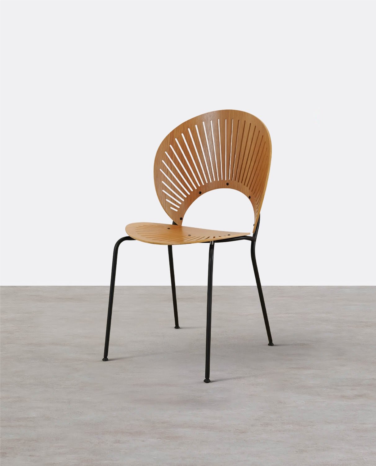Conker Dining Chair, Solid Wood - Miola