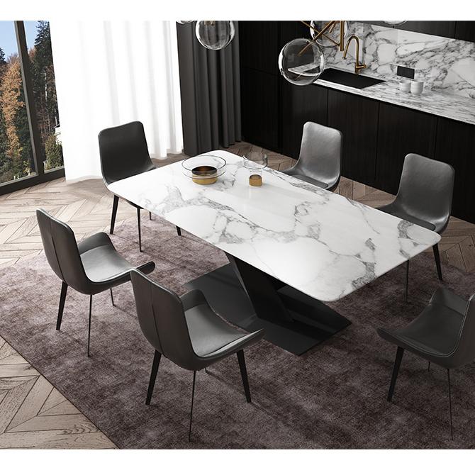 Sanders Dining Table, Sintered Stone - Miola