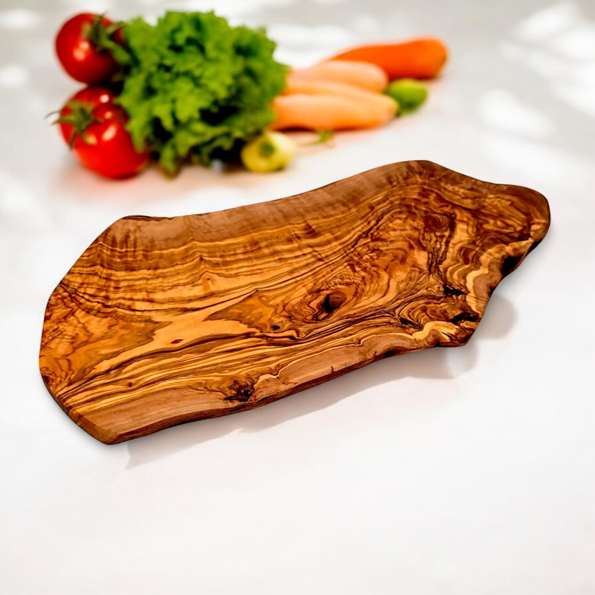 Large Handcrafted Olive Wood Charcuterie Board