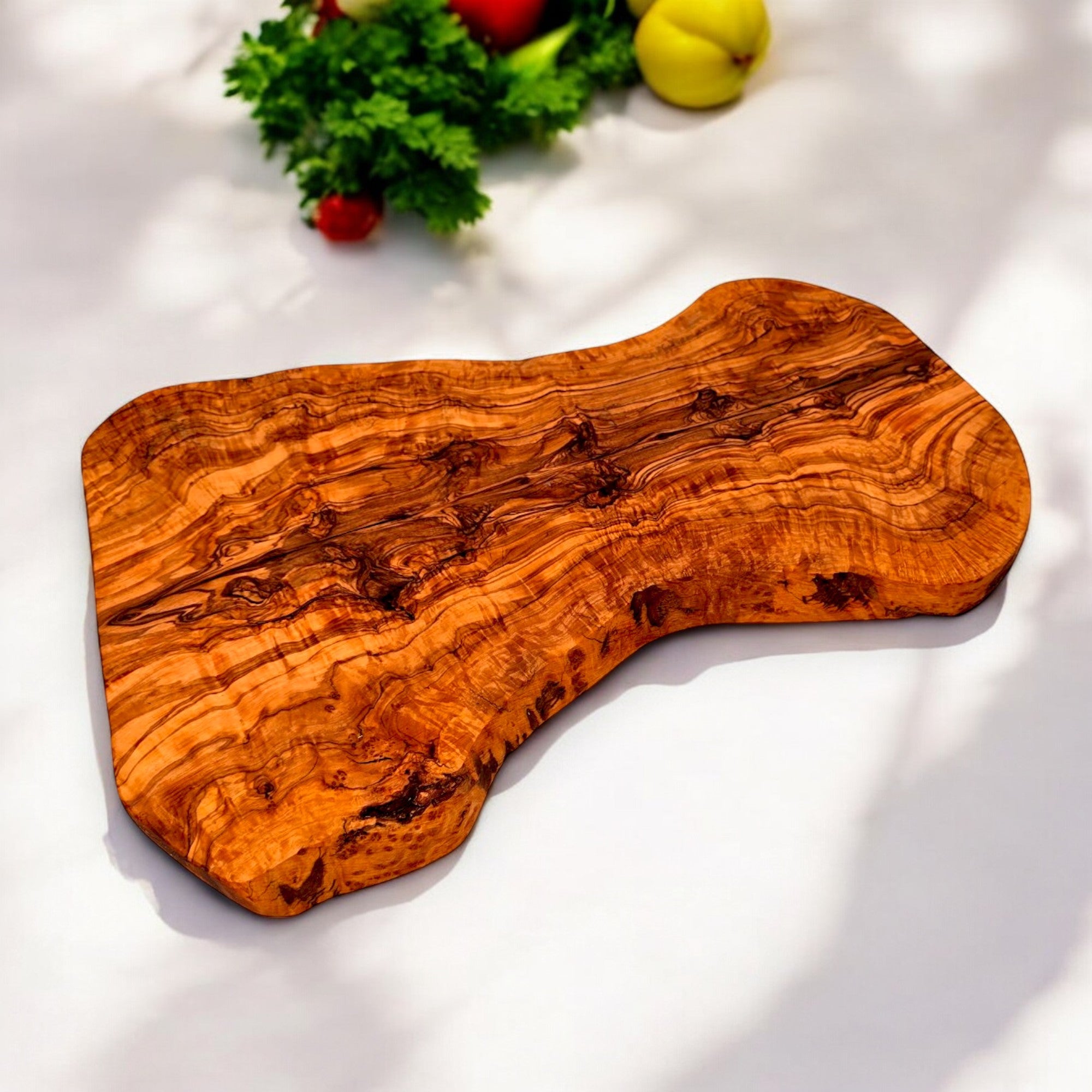 Large Handcrafted Olive Wood Charcuterie Board