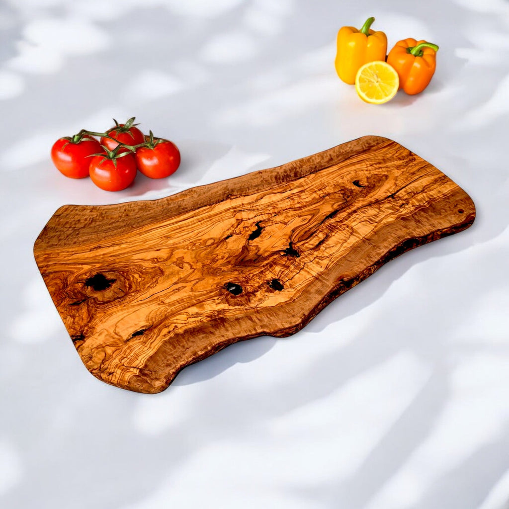 Large Handcrafted Olive Wood Charcuterie Board