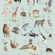 Load image into Gallery viewer, Animal Alphabet Children&#39;s Wall Print
