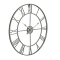 Silver Skeleton Wall Clock - Miola