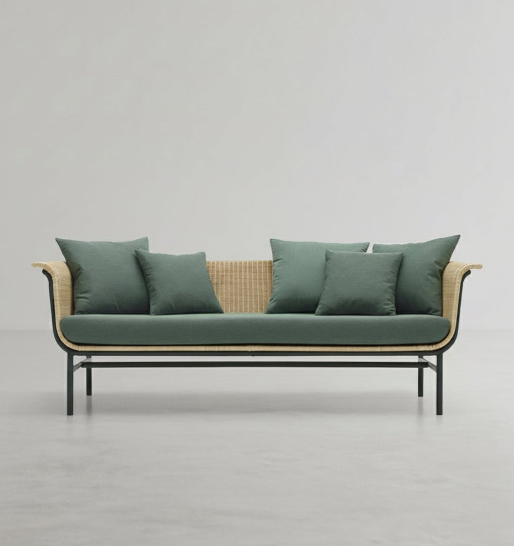 Budron Rattan Single Sofa, Two Seater, Indoor/ Outdoor Furniture - Miola