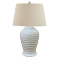 Woven Ceramic Table Lamp - Miola