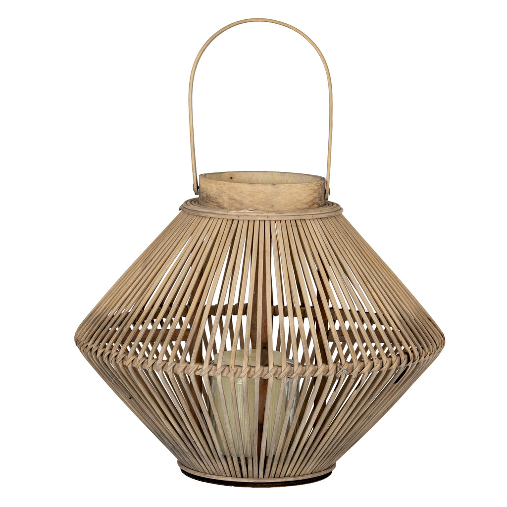 Cone Wicker Lantern