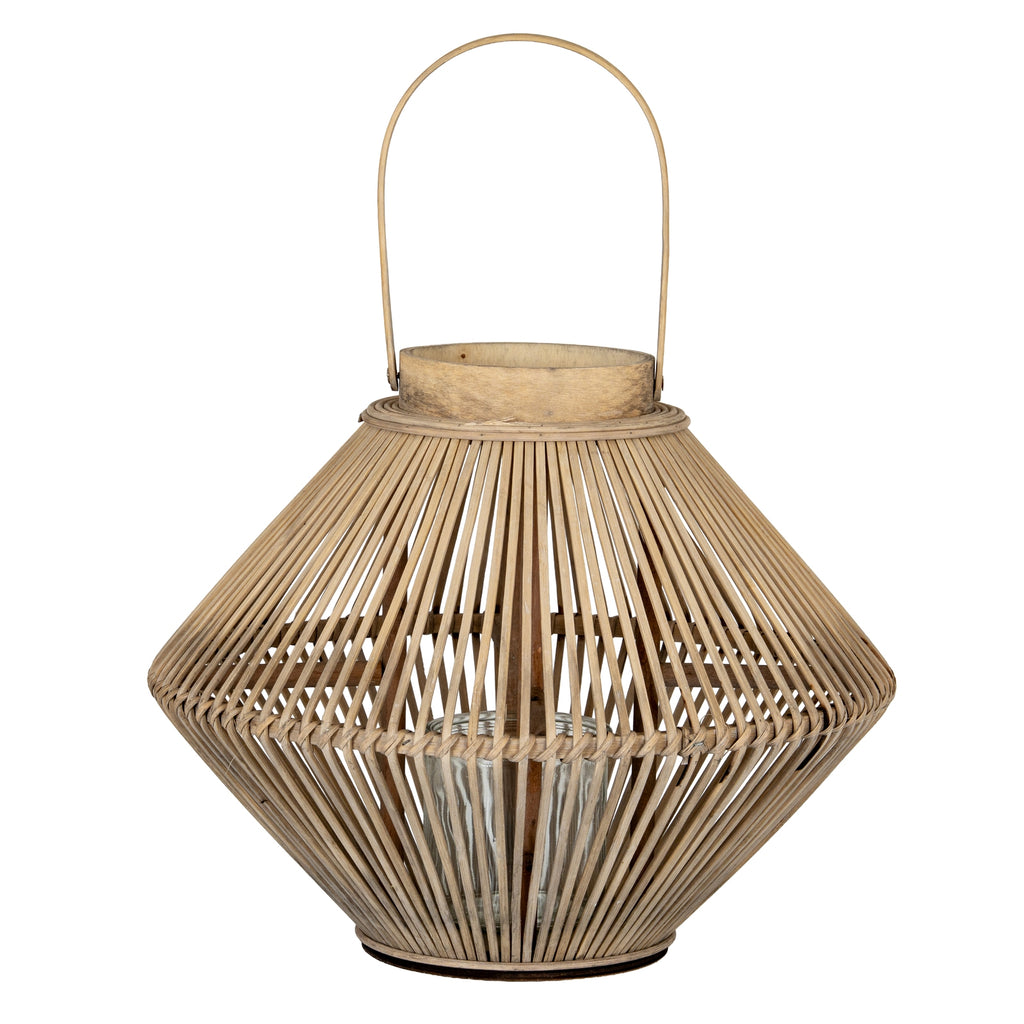 Cone Wicker Lantern
