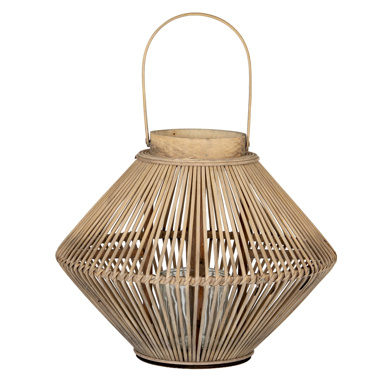 Cone Wicker Lantern