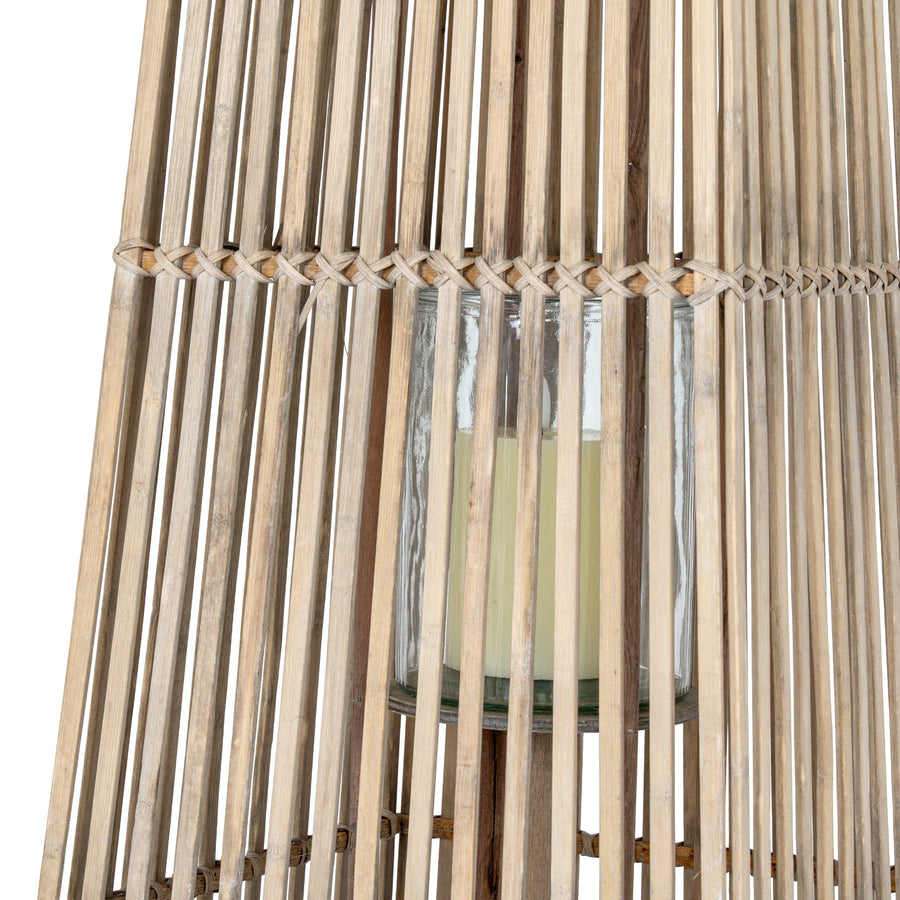 Silo Wicker Lantern
