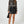 Load image into Gallery viewer, Silver Thread Zebra Print Long Sleeve Blouse Top In Black
