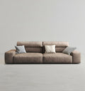 Montgomery Two Seater Sofa, Single Seater, Leatheraire - Miola