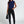 Load image into Gallery viewer, Frill Neck Blouse Top In Navy
