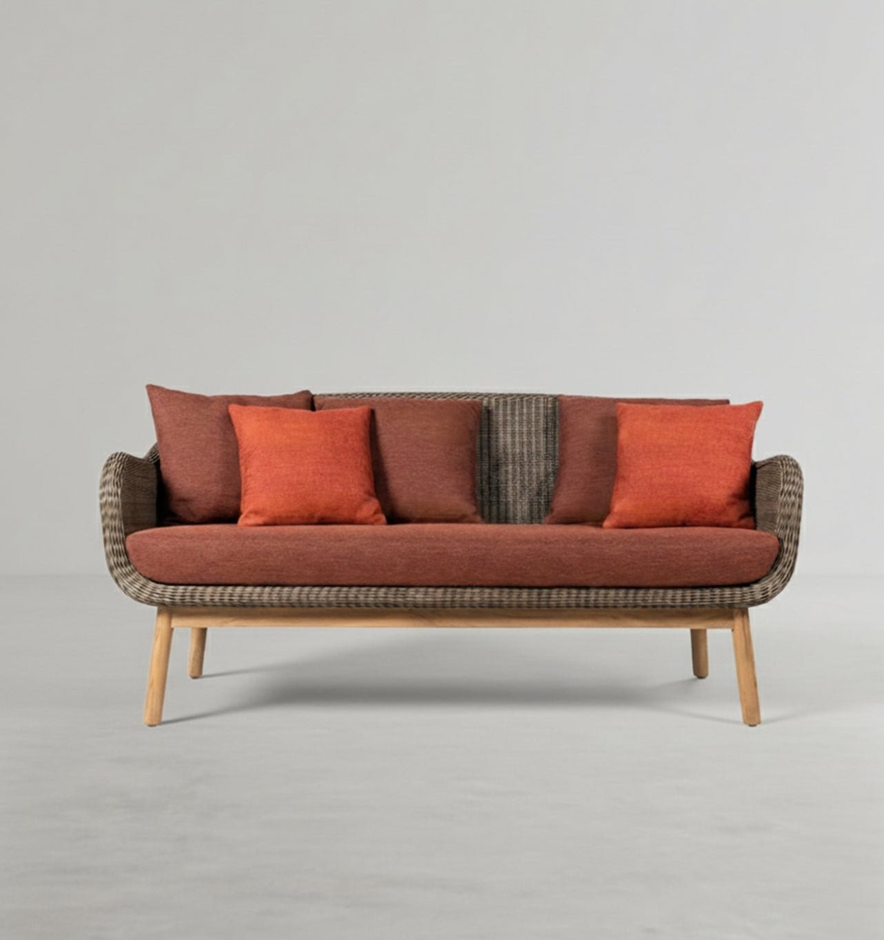 Julii Rattan Single Sofa, Two Seater Sofa, Outdoor Furniture - Miola