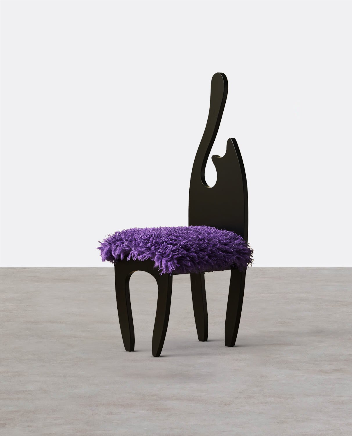 Tiffany Black Cat Dining Chair - Miola