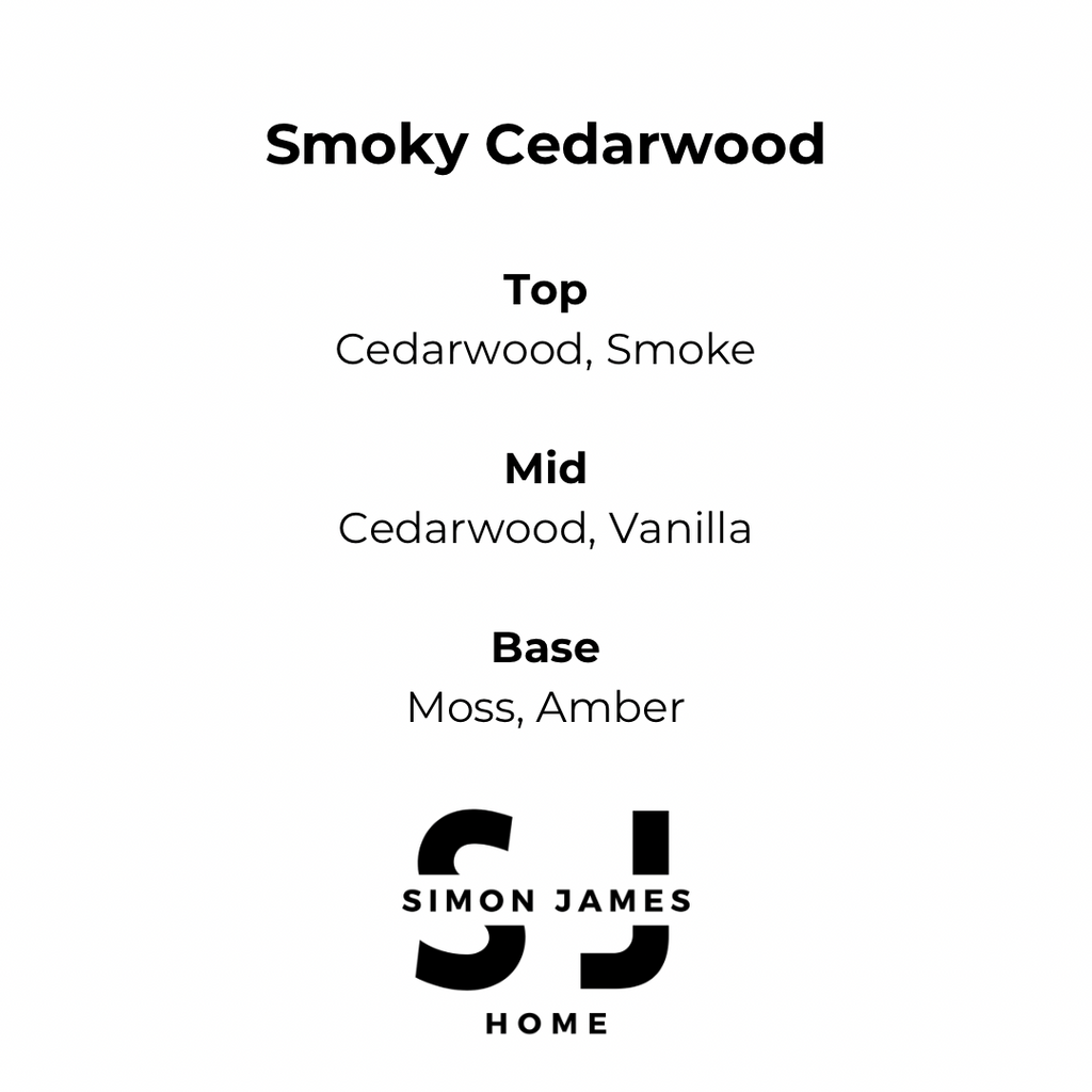 Smoky Cedarwood Candle - Handmade Soy Wax - Miola