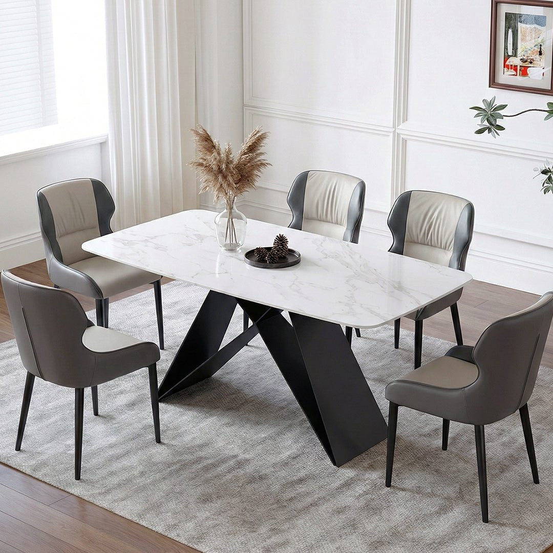 Amsterdam Dining Table, Sintered Stone - Miola