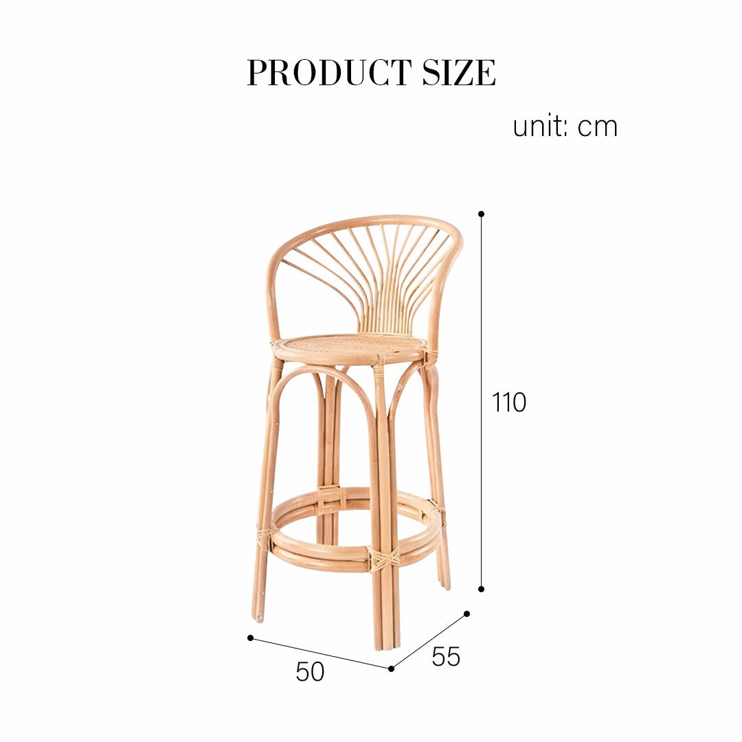 Jafari Bar Stool - Miola