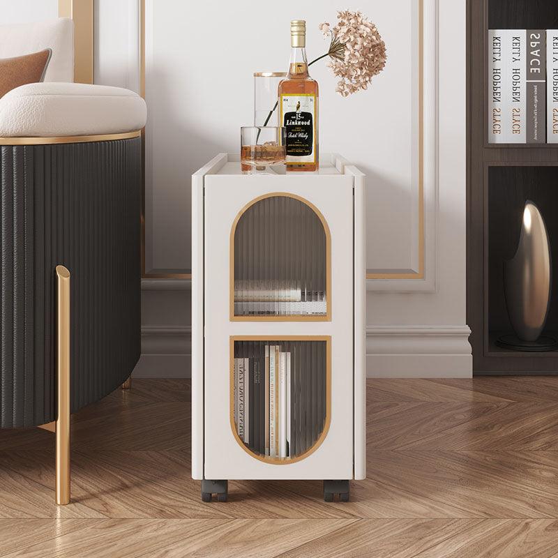 Dulcie Side Table With Wheels, Hallway Storage - Miola