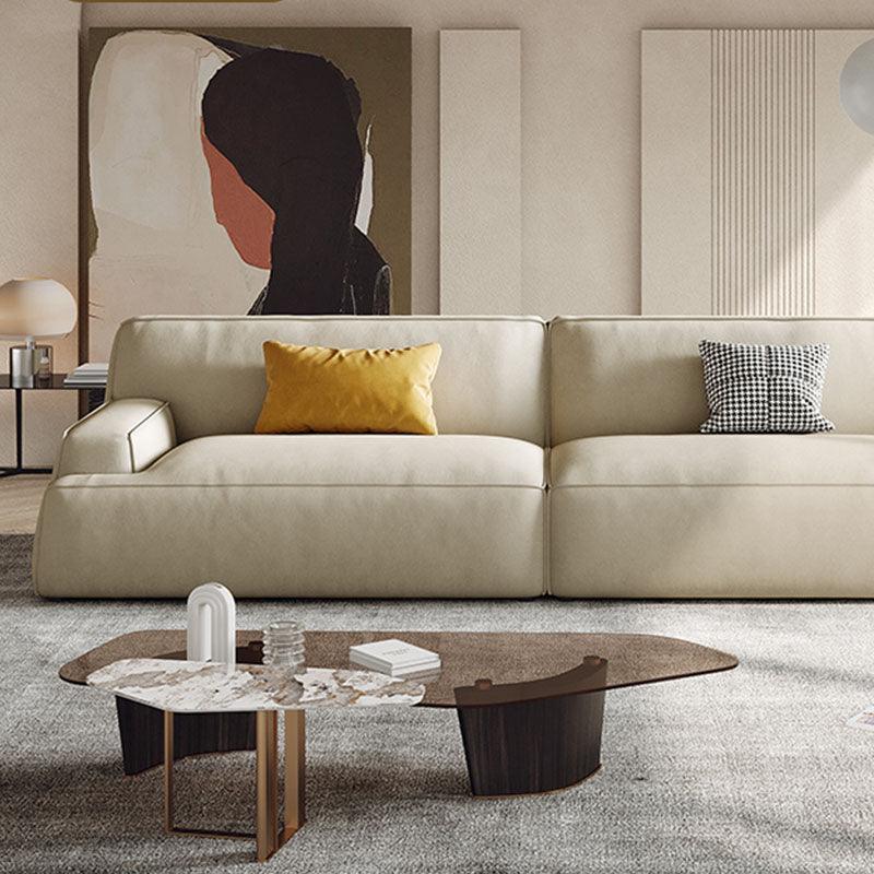 Isaac Three Seater Sofa, Modular Sofa, Leathaire - Miola