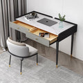 Bodden Office Desk, Sintered Stone - Miola