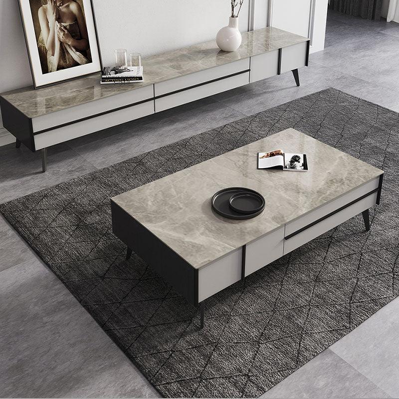 Ohyama Living Room Table Set, Coffee Table, TV Stand - Miola
