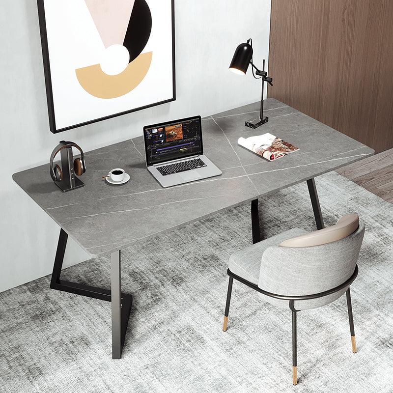 Sierra Office Desk, Sintered Stone - Miola